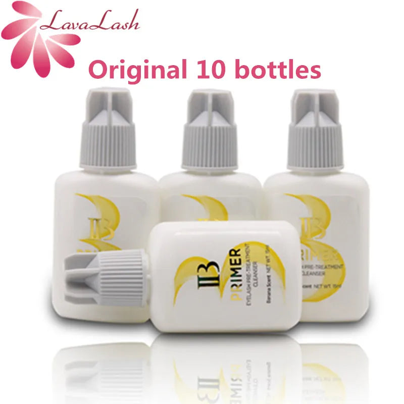 15ml Ibeauty Primer for Eyelash Extensions Glue Application Korea Professional Clear Primer Makeup Tool 10 Bottles