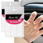 2pcs French Manicure Nail Wraps Stickers, Nail Art Form Fringe Tip Guides for DIY Nail Decoration