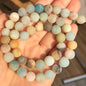 Natural Stone Beads Frost Dark Blue Cracked Dream Fire Dragon Veins Agates Beads For Jewelry Making DIY Bracelet 15‘’ 6/8/10mm