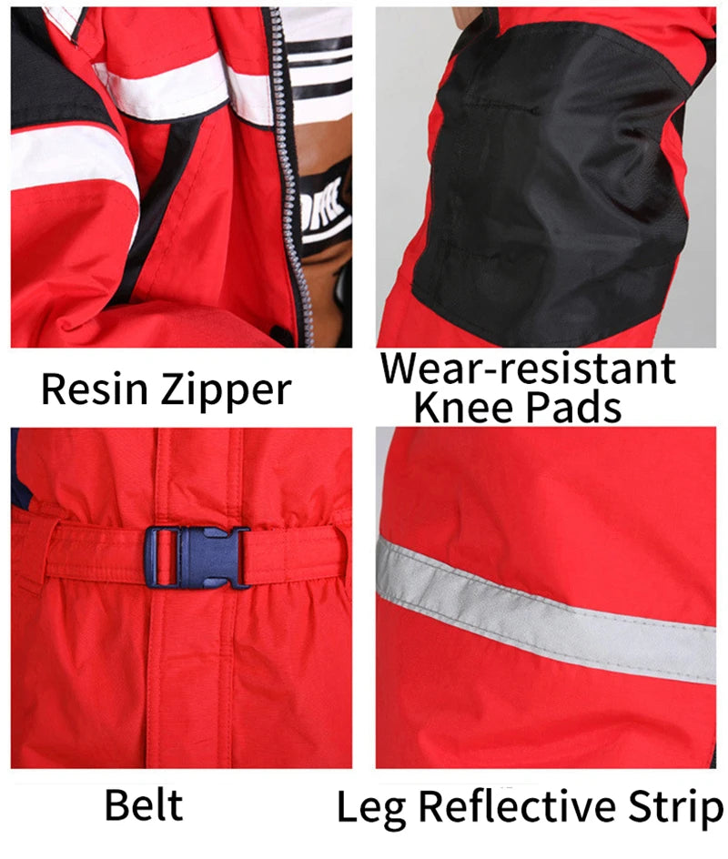 -30 Degrees Men Snow Jumpsuit Winter Man Skiing Overalls Fleece Women Snowboarding Clothes Warm Waterproof Male Snowsuits