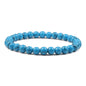 Hot Sale 2pcs/Set Couples Beaded Bracelets Tiger Eye Black Lava Natural Stone Beaded Bracelets Malachite Energy Elastic Jewelry