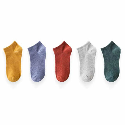 5/10 pairs Cotton Men Socks Pack Breathable Sock Set High Quality Short Socks Black Ankle Short Gift For Man Size 39-44 Sox sock