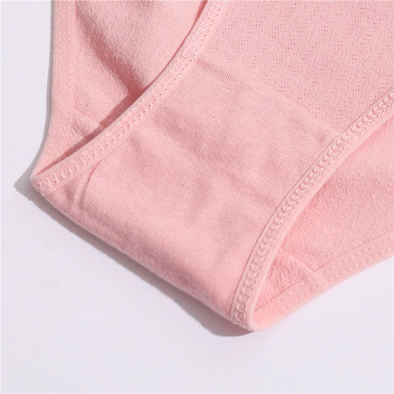 Cotton Panties Jacquard Design Pattern Women Panties Underwear Sexy Female Lingerie Briefs Solid Color Intimate Pantys for Woman