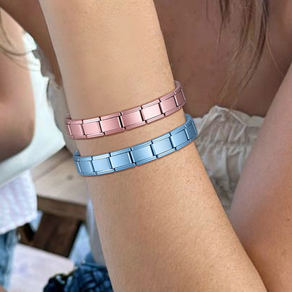 Y2K Italian Charm Bracelets DIY Basic Elastic Charm Stainless Steel Bracelet Fashion Women'S Jewelry Making Wholesale