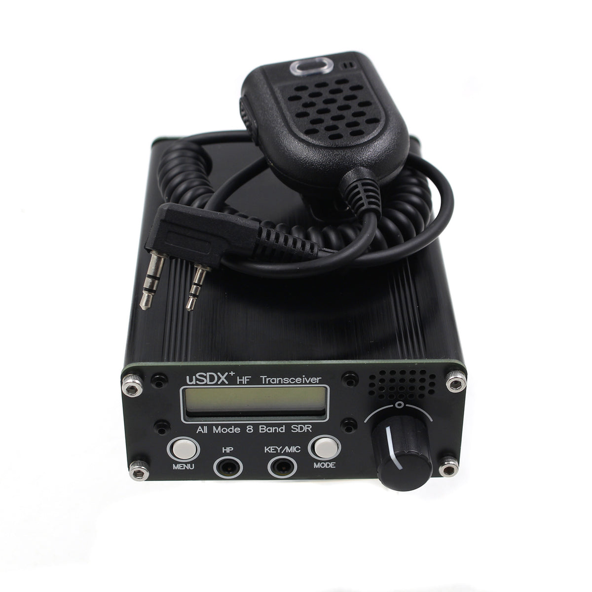 R1.02W  3-5W USDX+ V2 SDR Transceiver All Mode 8 Band HF Ham Radio QRP CW Transceiver 80M/60M/40M/30M/20M/17M/15M/10M
