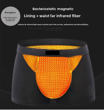 2026 Men Magnetic Therapy Boxer Briefs Breathable Comfortable Underwear with 22 Health Magnets for Blood Circulation L-6XL Size