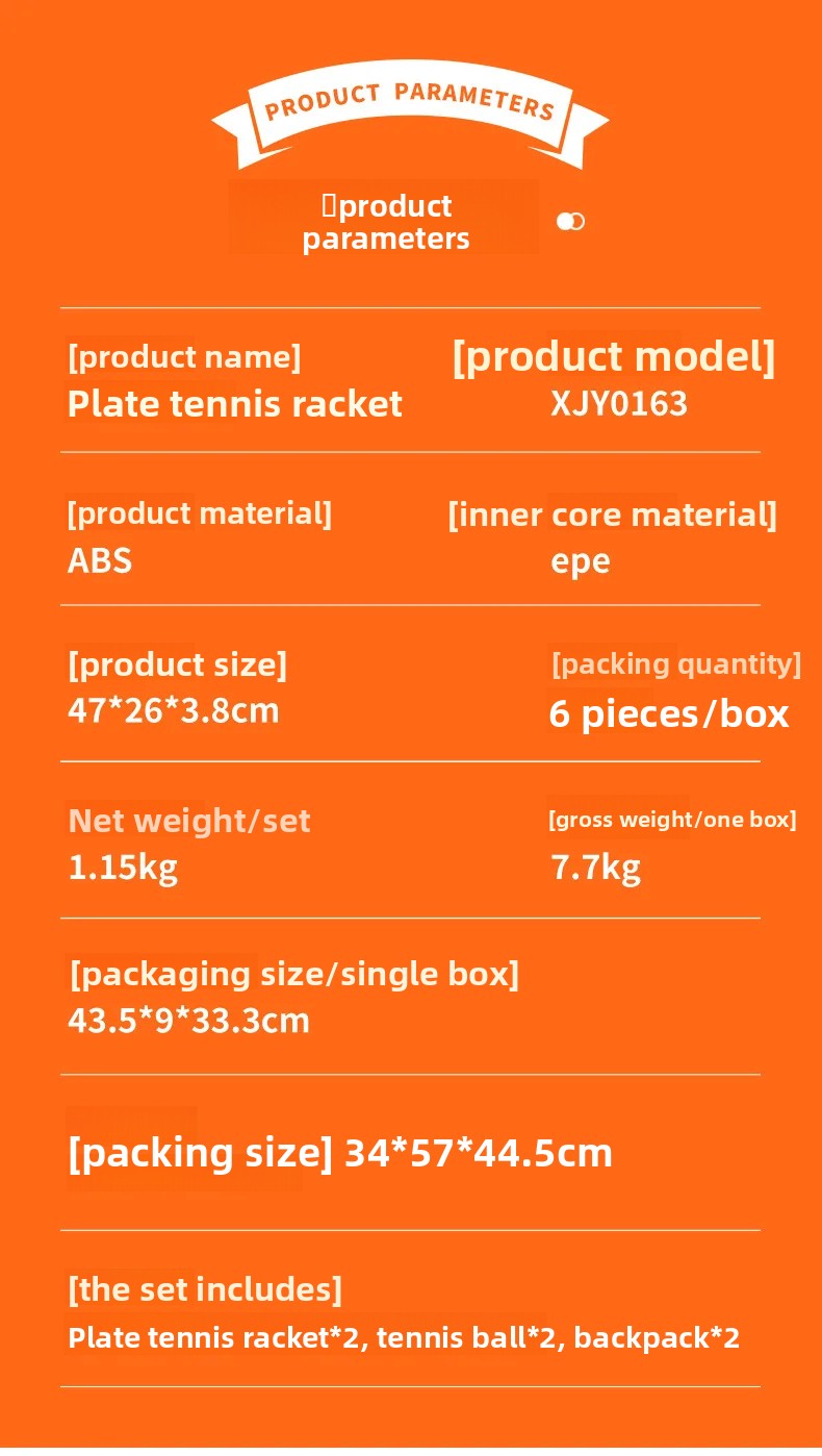 ABS Durable Anti-Vibration Plastic Grip Padel Tennis Racket, Bud get-Friendly for Beginners & Intermediates beach tennis beach