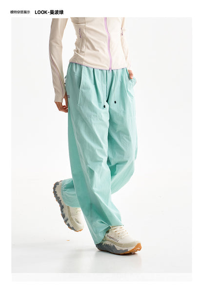 Men Streetwear Fashion Loose Casual Lightweight Quick Dry Sport Pants Women Outdoor Techwear Cargo Baggy Pant Boy Girl Trousers