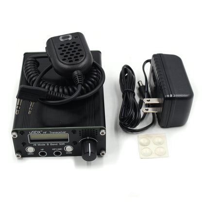 R1.02W  3-5W USDX+ V2 SDR Transceiver All Mode 8 Band HF Ham Radio QRP CW Transceiver 80M/60M/40M/30M/20M/17M/15M/10M