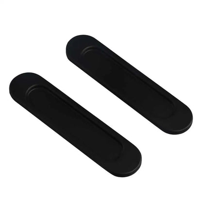 No Drilling Self-adhesive Handle Double-sided Black/Grey/Gold Sliding Door Handle Aluminum Alloy Glass Door Knob Window