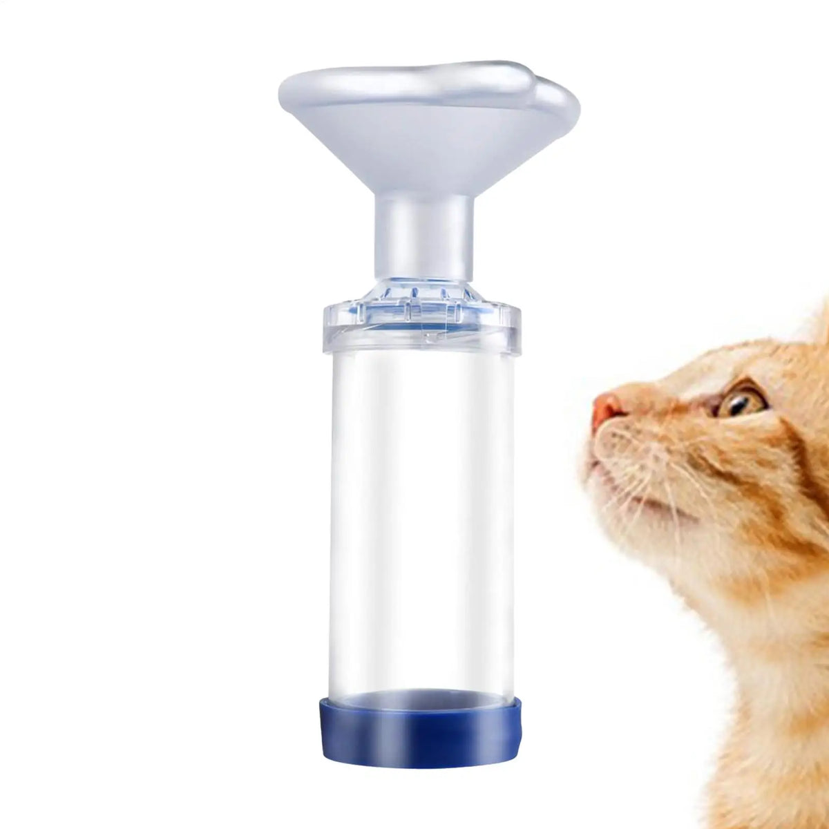Pet Aerosol Chamber Cat Portable Inhaler Spacer With Medical PVC Mask Nebulizer Chamber For Animals Veterinary Equipment For Dog