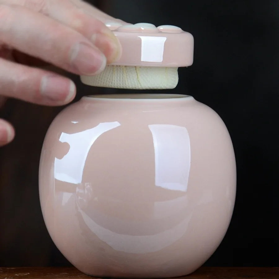 Household Mini Pet Ash Jar Moisture Proof Ceramic Claw Seal Jar Animal Funeral Urn Pet Nostalgia Ornament Portable Ash Box