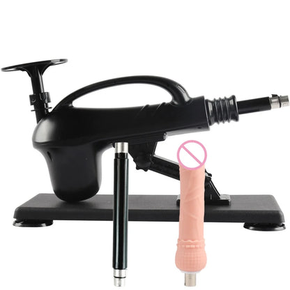 FREDORCH Sex Machines More Attachment Masturbating Pumping Sex Gun Adjustable with Dildo Couples Sex Toy Love Machine for Couple