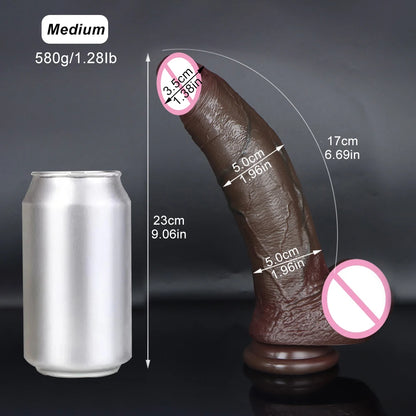 Thick Dildos Realistic Liquid Silicone Huge Penis Women Sex Toys G-spot Masturbation Big Dick Strap on Anal Dildo Lesbian 18+