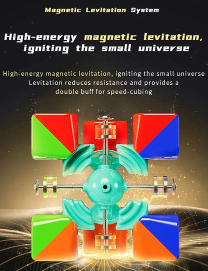 [SaoCube] MoYu RS3M V5 3X3 Magnetic Magic Speed Cube Stickerless Professional Fidget Toys SaoCube RS3 M V5 Cubo Magico Puzzle