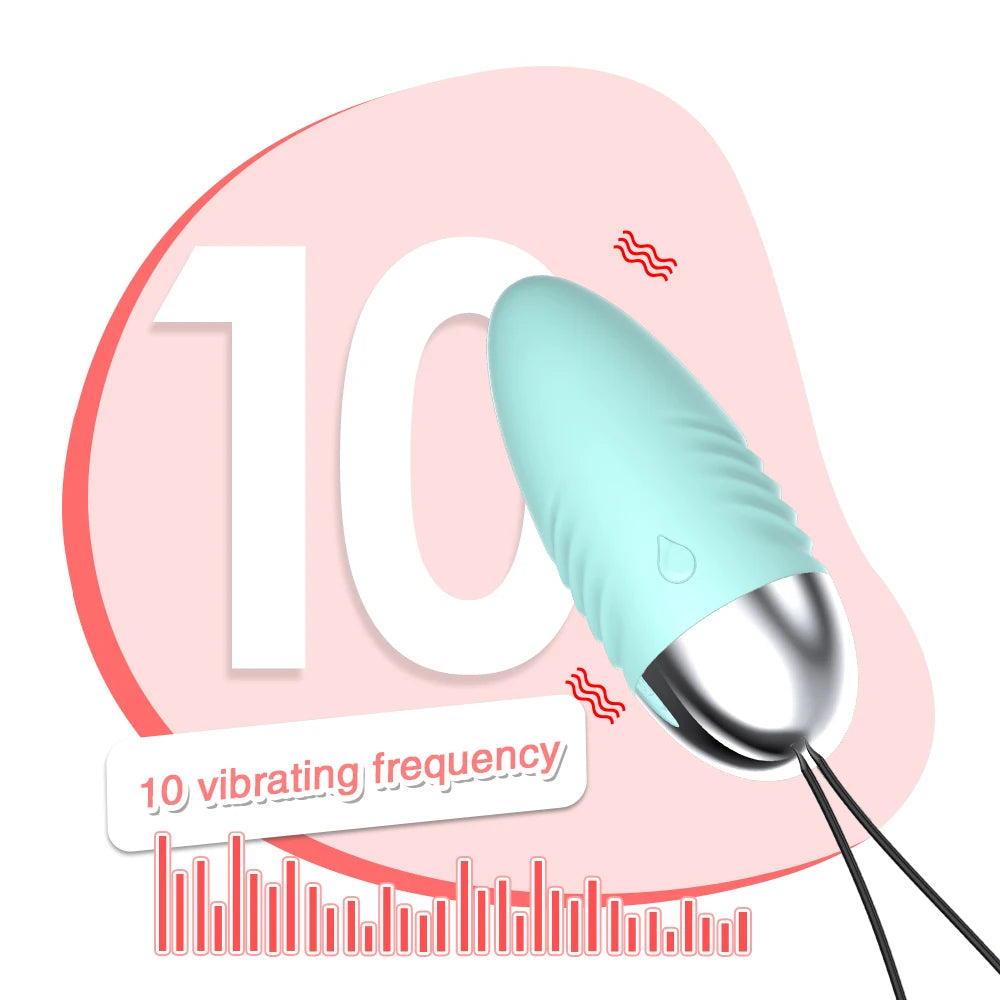 Silicone Vibrating Egg Wireless Remote Control Bullet Vibrators Vaginal Masturbation G Spot Stimulating Massager Women Sex Toys