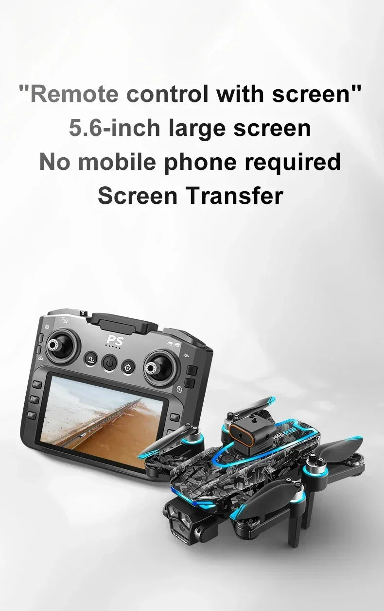 Xiaomi D13 GPS Drone 8K Triple-Camera HD Optical Flow Intelligent Obstacle Avoidance Brushless Motor Screen Remote Control Drone