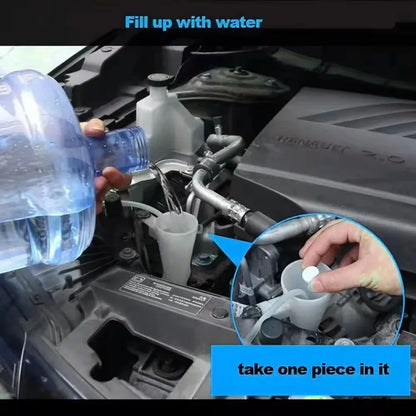 ISGTDRM Solid Cleaner Car Windscreen Cleaner Effervescent Tablet Auto Wiper Glass Solid Cleaning Concentrated Tablets Detergent