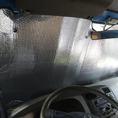 Truck Windshield Sun Shade Car Window Sunshades Anti-UV Thickened Sun Shade Cover Foldable Windshield Block Cover 220cmx80cm