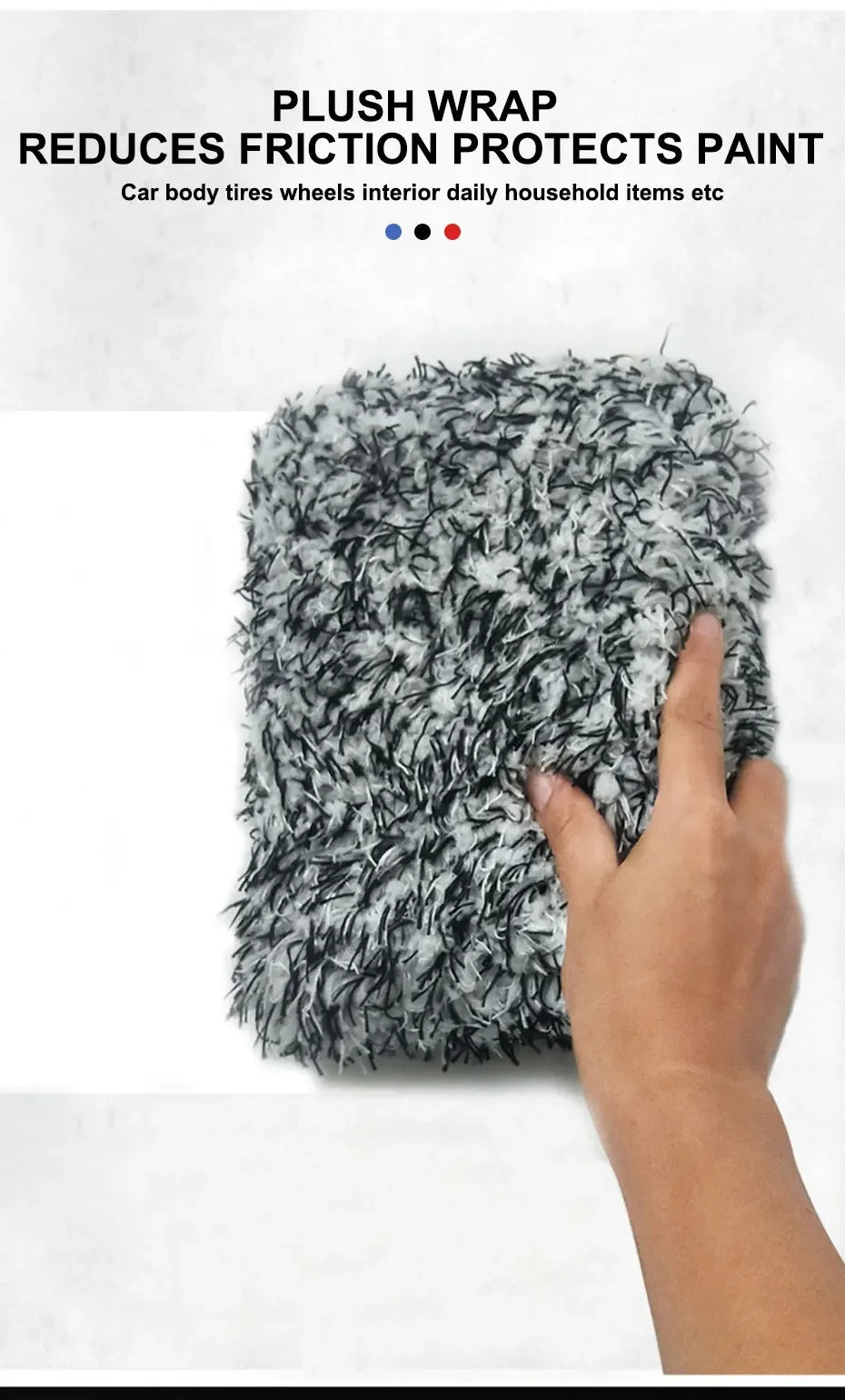 SEAMETAL Car Wash Microfiber Car Washer Sponge Car Care Detailing Brushes Washing Towel Sponge Block Car Cleaning Products