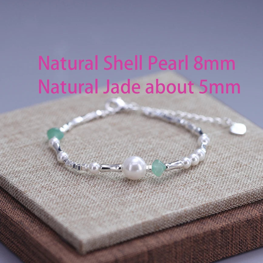 VENTFILLE 925 Sterling Silver Butterfly Bracelet for Girl Bead String Design Insect Fashion Versatile Jewelry Gift Dropshipping