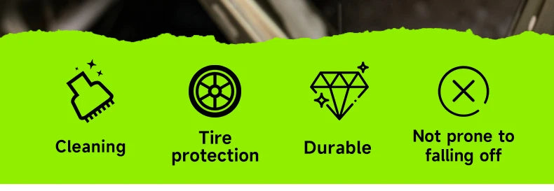 MAGIC GEM Tire Brushes for Cleaning Tires, Durable Car Wash Brush, Stiff Tire Scrub Brush for Car Detailing & Rubber Tire