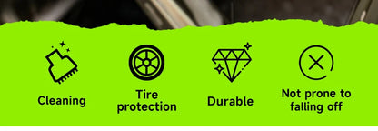 MAGIC GEM Tire Brushes for Cleaning Tires, Durable Car Wash Brush, Stiff Tire Scrub Brush for Car Detailing & Rubber Tire