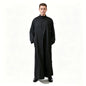 Men's Saudi Arabic Stand Collar Long Sleeve Robe Ramadan Muslim Robe Middle East Islamic Clothing