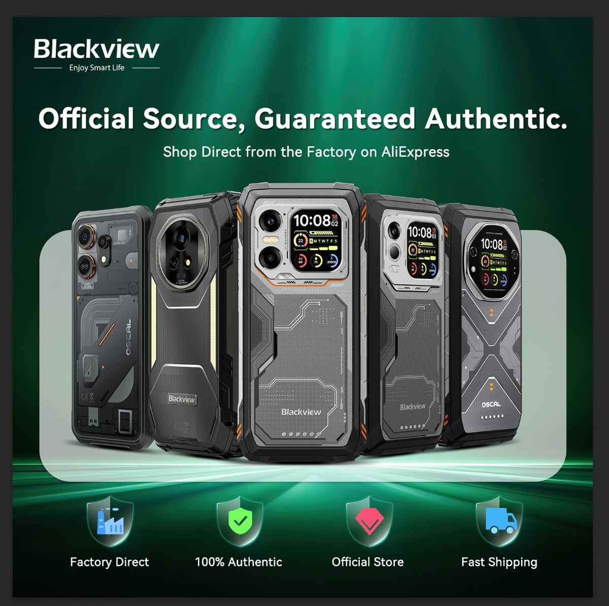 Blackview XPLORE 1 Outdoor 5G Rugged Smartphone Android 15, 6.78'' 2.4K Display, 16GB+512GB, 20000mAh, Waterproof Mobile Phone