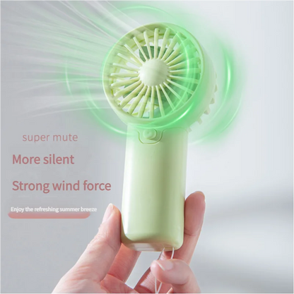 MEET SUN Portable Fan, Creative Pocket Handheld Mini Fan, Lightweight AAA Battery Powered (Batteries Not Included) Personal Cool