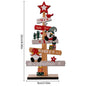 Wooden Christmas Tree Desktop Ornament Santa Claus Merry Christmas Sign Plaque Xmas Decoration for Home 2026 New Years Noel Gift