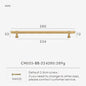 Nurlin Brass Diamond Cut Cross Knurl Pattern Cabinet Knob Pull T Bar Lengthened 38cm 15 Inch Cloakroom Door Drawer Handle