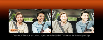 DDPAI Z90 Master 4K+4K Dual Car Dashcam Front and Rear Dual HDR Dash Cam GPS ADAS Parking Night Vision Camera DVR Video Recorder