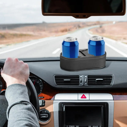 Automotive Cup Holders Double Vehicle Cup Holder Console Organizer Automotive Fixed Beverage Bracket for Golf Cart Trip Daily