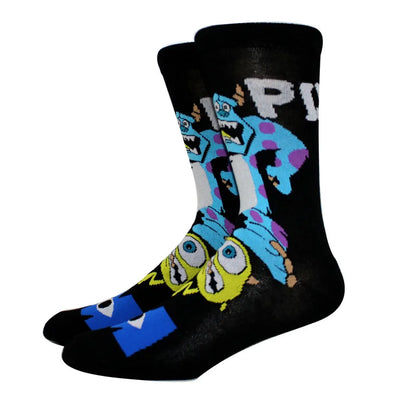 New Fashion Anime Women Socks Long Socks Knee-High Couples Cosplay Sock Personality Hip Hop Harajuku Men Funny Sock Size 36-44