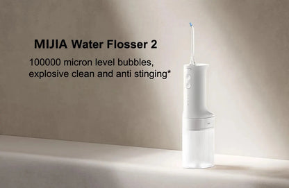 NEW MIJIA MEO705 Portable Oral Irrigator 2 Dental Teeth Whitening Flosser Bucal Tooth Cleaner Waterpulse Water Thread for Teeth
