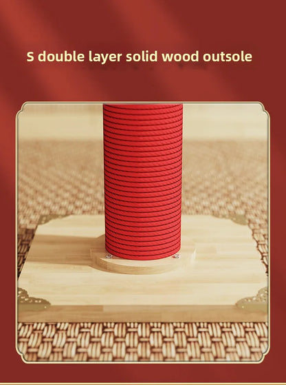 for Grab Column Cat Tree Tower Climbing Frame Scratching Board Integrated Elevated Thickened Scratching Posts Durable
