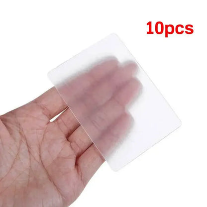 10pcs Lubor's Lens Card Magic Tricks Close Up Stage Magic Props Illusion Invisible Card Gimmick Magician Toy For Kid Beginner