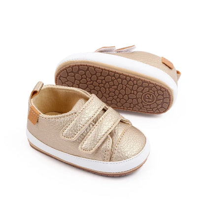 Baby Casual Sneaker Spring and Autumn Soft PU and TPR Sole Anti-slip High Quality Hot Selling 2023 New Fashion for Toddler 0-12M