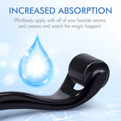 New Black 540 Needles for Facial Body Hair Growth Derma Roller for Skin Beard 0.2mm 0.25mm 0.3mm Needle Micro Face Roll Tool