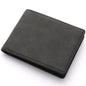 HOMEFISH Fashion Short Wallet for Men, Lightweight Portable Card Holder with Ample Bill Storage