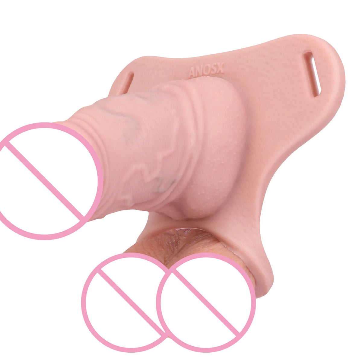 ANOSX Multi-styles Penis Sleeve Realistic Dildo Sheath Silicone Male Chastity Cage With Lockable Secure Chastity Belt BDSM Toy