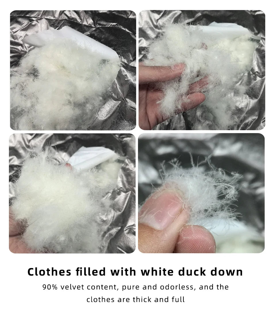 Maomaokong 2023 Women Winter Natural Real Fur Collar Thick White Duck Down Jacket Luxury Female Clothes Outerwear Puffer Coat