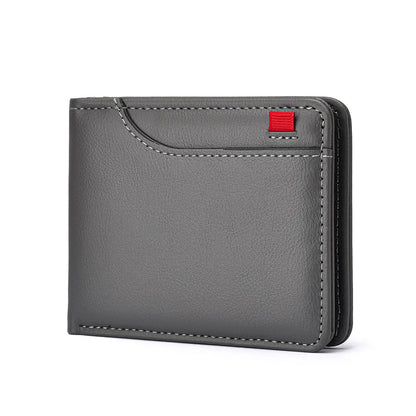 Men's Wallet Vertical Multi Card Small Wallet Driver's License Youth Mini Student Change Bag Card Bag