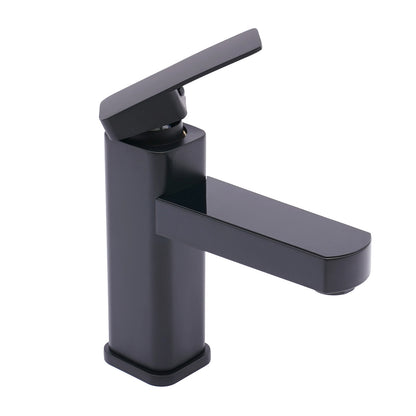 Black And White Washbasin Faucet, Bathroom Kitchen Single Pole Faucet With Digital Display Screen