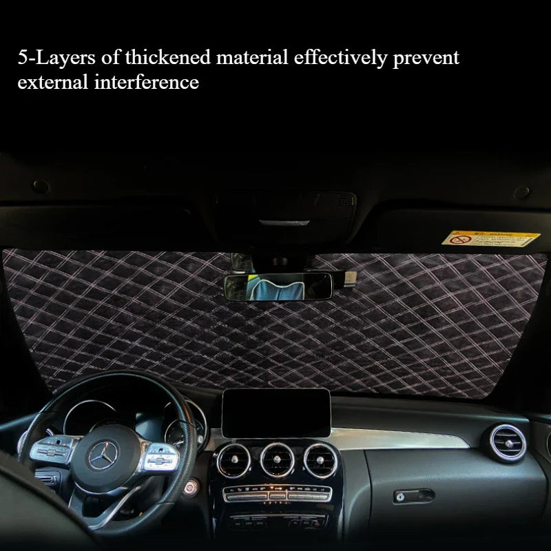 5-Layer Car Cover Hail Snow Shade Awning From Protective Dust Waterproof Exterior Protect Anti UV Outdoor Protector Covers