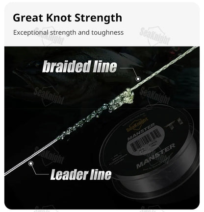 SeaKnight Brand W8 II Series 500M 8 Strands Fishing Line Advanced Braided PE Line anti-UV Seawater proof coating Fishing Line