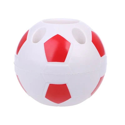 Soccer Shape Tool Home Decoration Student Gifts Supplies Pen Pencil Holder Football Shape Toothbrush Holder Desktop Rack Table