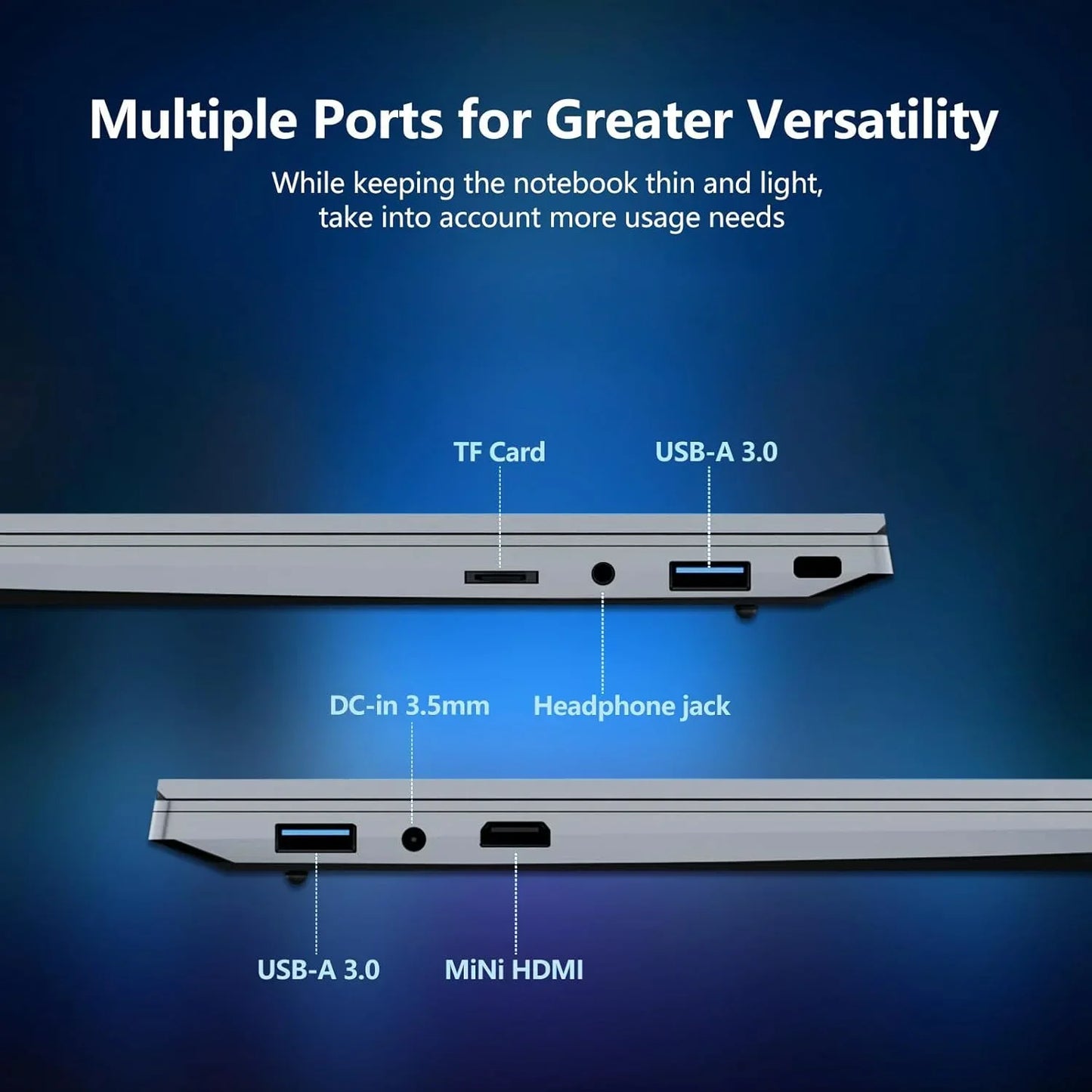 15.6 Inch 4K HD Gaming Laptop Intel Core i9-9900 Windows 11 16GB RAM 1TB SSD Ultra Thin Portable Business Notebook Computer