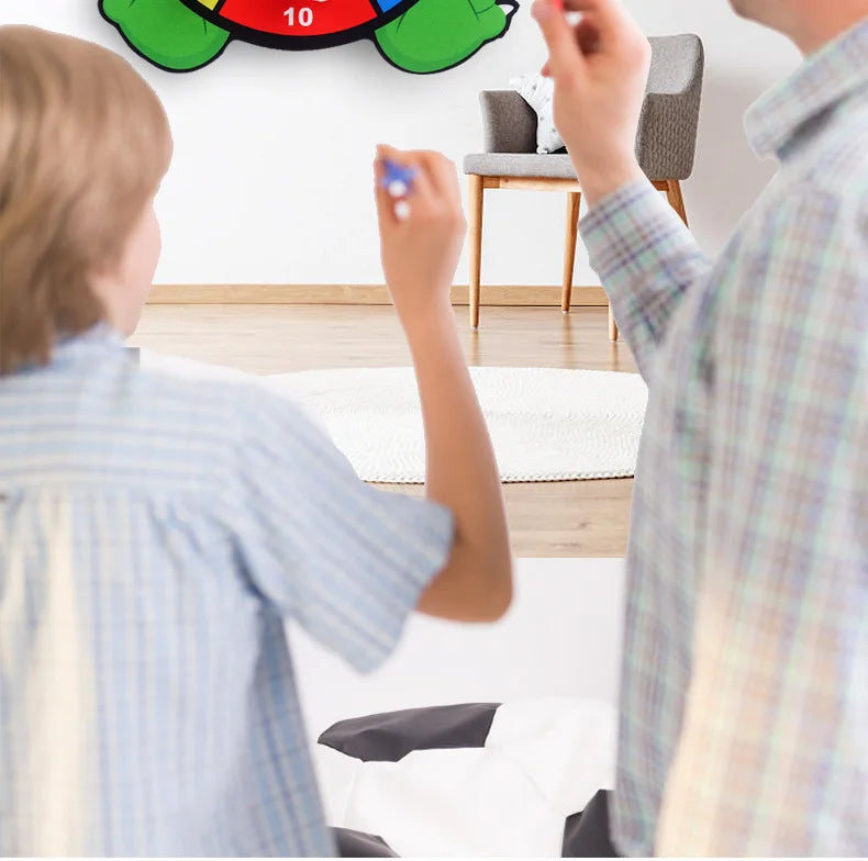 Animals Dart Board Games for Kids Montessori Target Sports Game Toys with 2 Sticky Balls Educational Games for Children Boy Girl